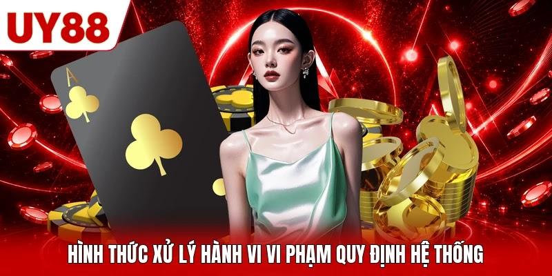 Hình thức xử lý hành vi vi phạm quy định hệ thống